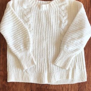 Cream soft sweater